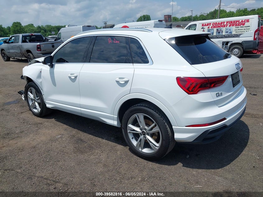 2023 Audi Q3 Premium Plus 45 Tfsi S Line Quattro Tiptronic VIN: WA1EECF38P1127295 Lot: 39582816
