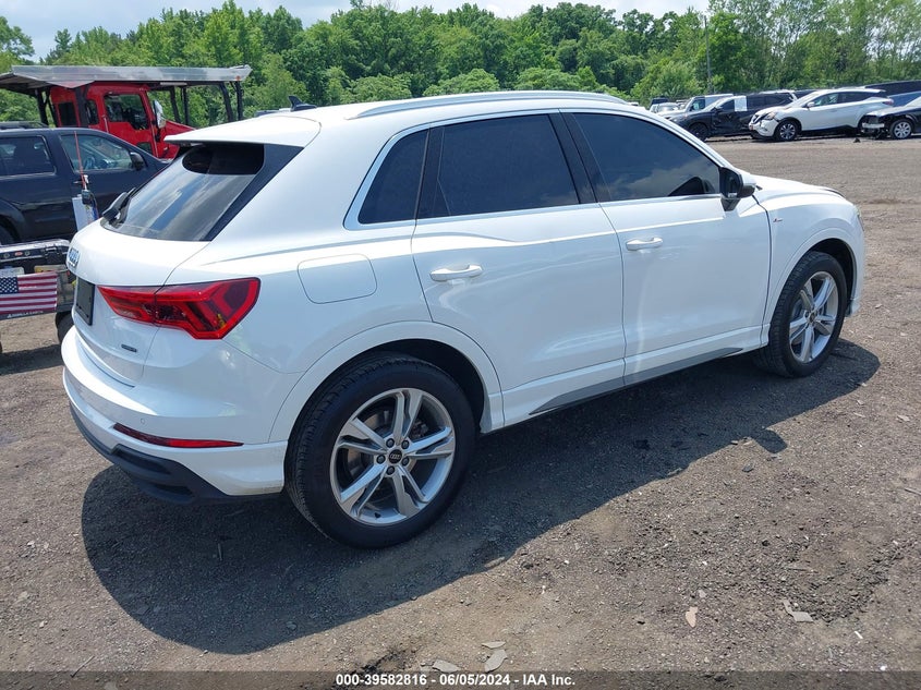 2023 Audi Q3 Premium Plus 45 Tfsi S Line Quattro Tiptronic VIN: WA1EECF38P1127295 Lot: 39582816