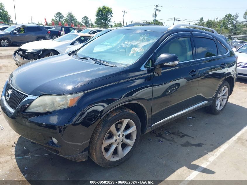 2010 Lexus Rx 350 VIN: JTJBK1BA1A2409576 Lot: 39582829