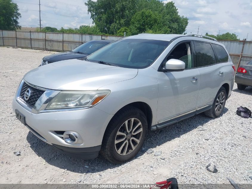 2013 Nissan Pathfinder Sl VIN: 5N1AR2MN6DC670356 Lot: 39582832