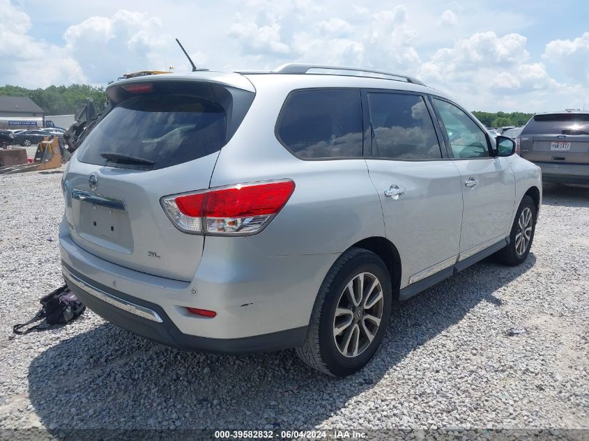 2013 Nissan Pathfinder Sl VIN: 5N1AR2MN6DC670356 Lot: 39582832