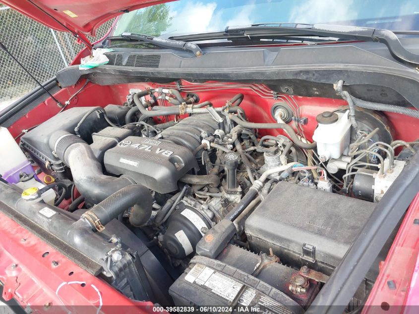 2007 Toyota Tundra Sr5 4.7L V8 VIN: 5TBBT54137S450127 Lot: 39582839