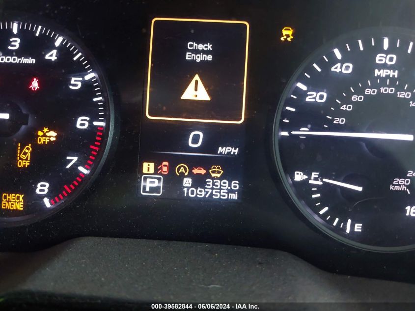 2020 Subaru Outback VIN: 4S4BTAAC8L3263852 Lot: 39582844