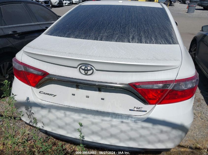 2016 Toyota Camry Se VIN: 4T1BF1FK1GU550456 Lot: 39582853