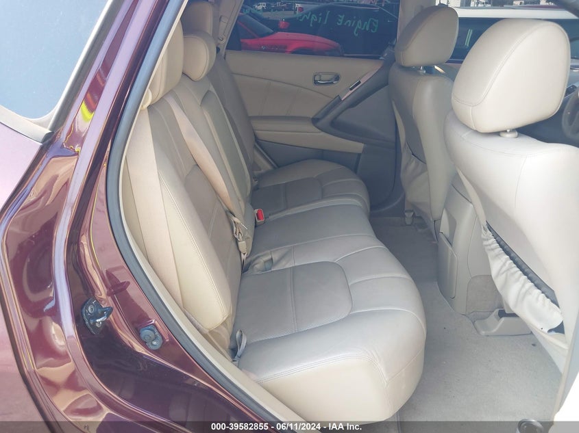 2014 Nissan Murano Sl VIN: JN8AZ1MU8EW413824 Lot: 39582855