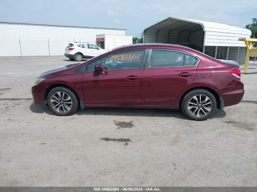 2015 Honda Civic Ex VIN: 19XFB2F81FE057868 Lot: 39582865