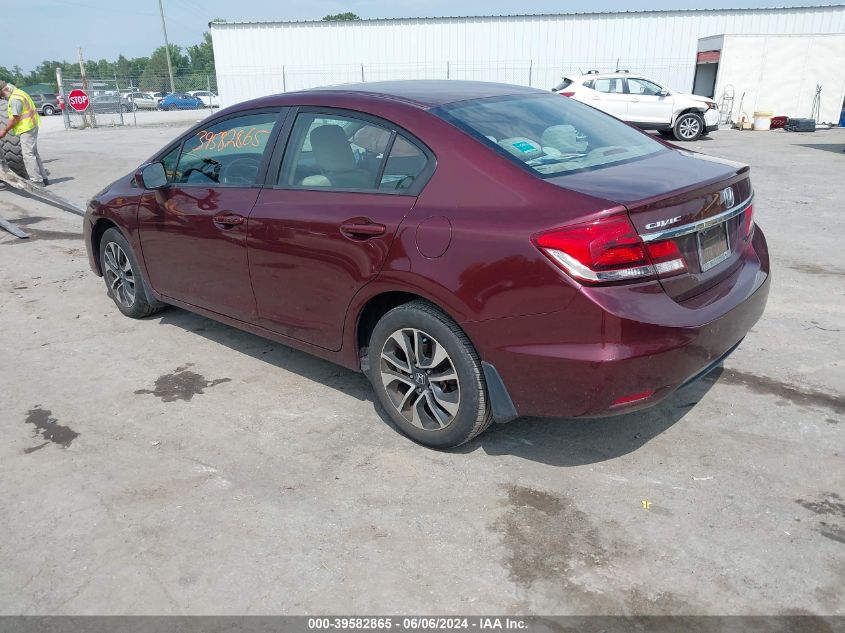 2015 Honda Civic Ex VIN: 19XFB2F81FE057868 Lot: 39582865