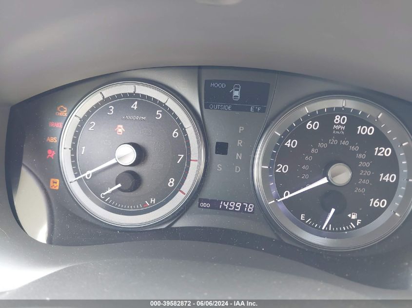 2011 Lexus Es 350 VIN: JTHBK1EG2B2422775 Lot: 39582872