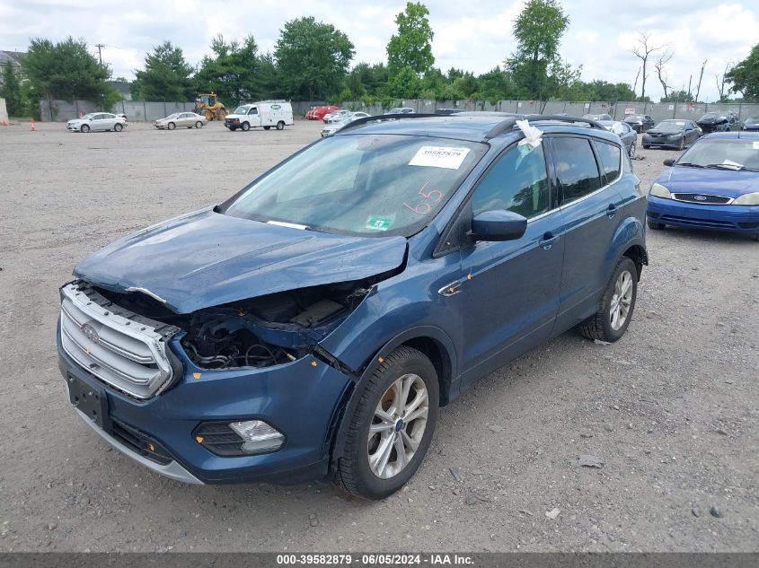 2018 Ford Escape Sel VIN: 1FMCU9HDXJUB02747 Lot: 39582879