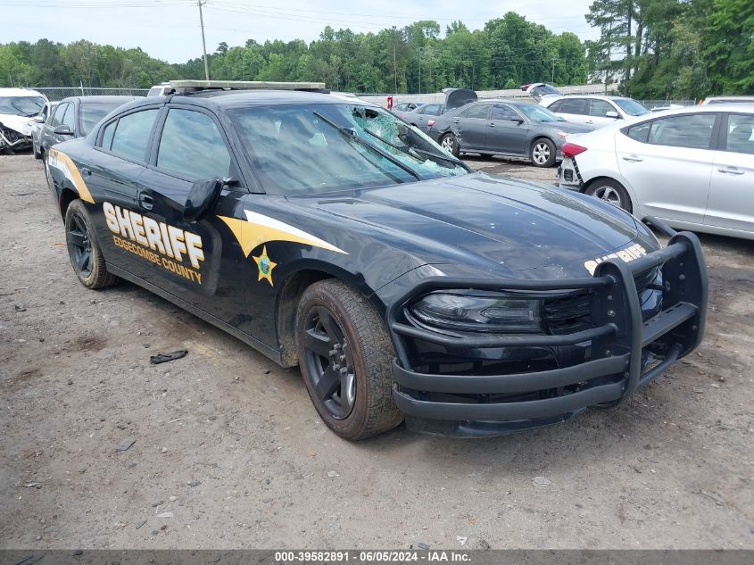 2019 Dodge Charger Police Rwd VIN: 2C3CDXAT8KH502292 Lot: 39582891