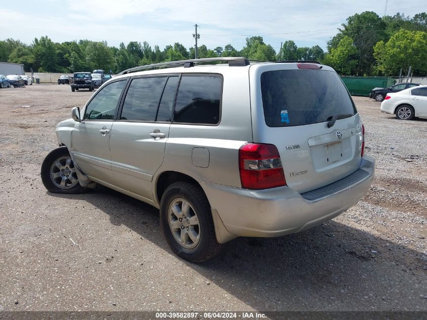 2004 Toyota Highlander V6 VIN: JTEEP21A040029620 Lot: 39582897