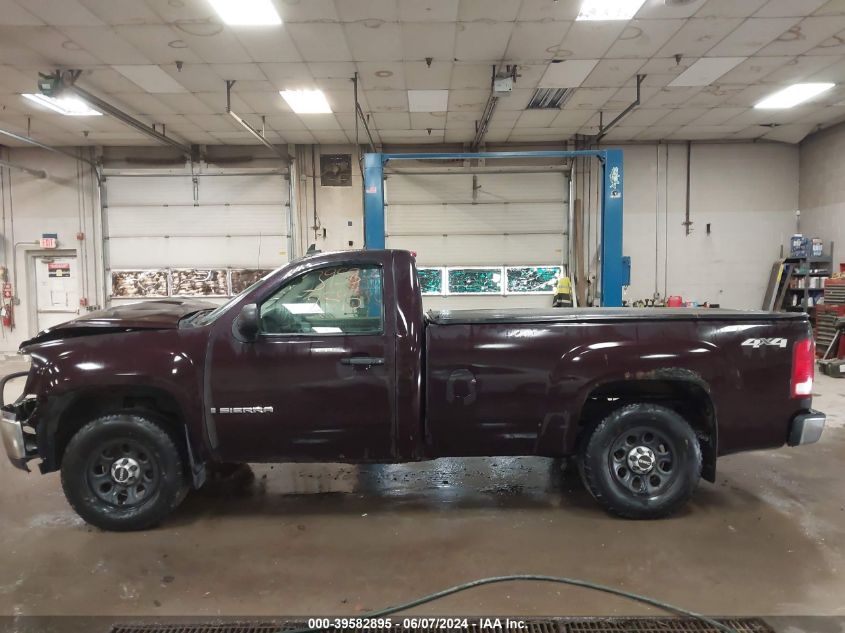 2008 GMC Sierra 1500 Work Truck VIN: 1GTEK14C28Z325394 Lot: 39582895