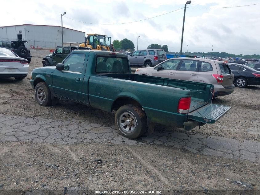 2000 Ford Ranger Xl/Xlt VIN: 1FTYR10VXYTA69749 Lot: 39582916