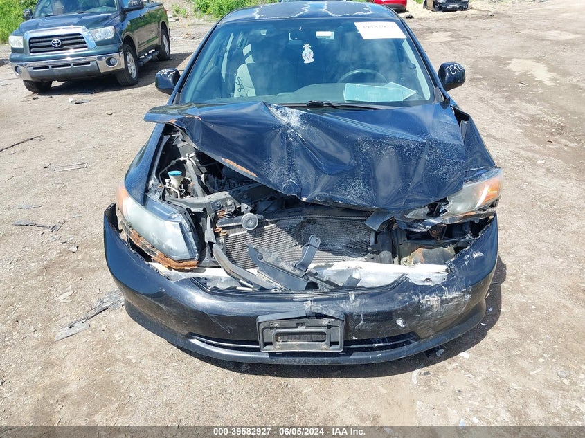 2012 Honda Civic Lx VIN: 2HGFB2E56CH516076 Lot: 39582927