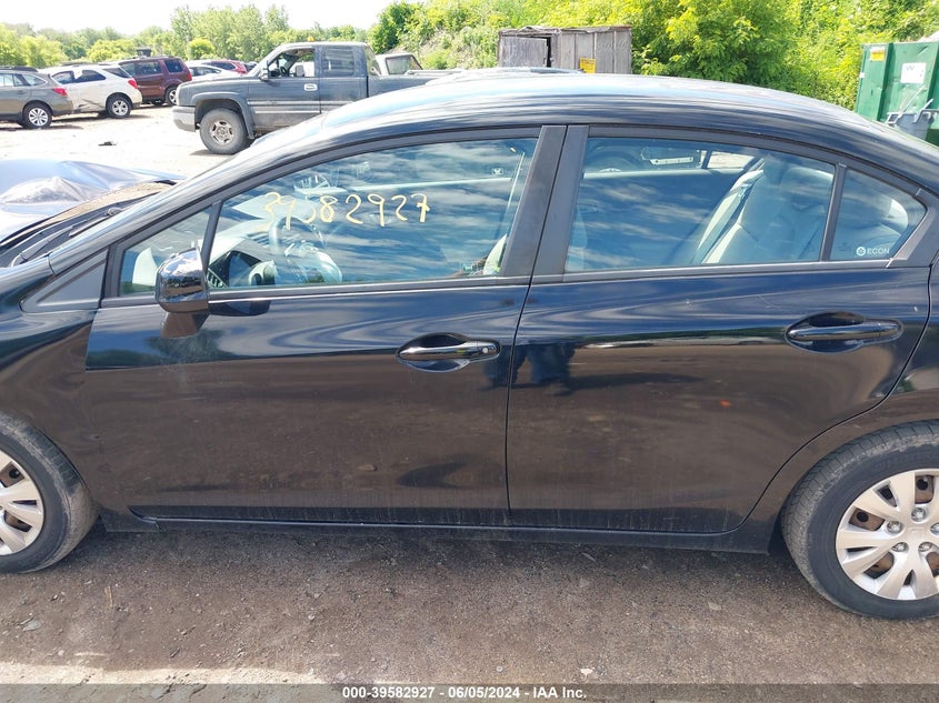 2012 Honda Civic Lx VIN: 2HGFB2E56CH516076 Lot: 39582927