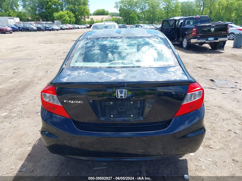 2012 Honda Civic Lx VIN: 2HGFB2E56CH516076 Lot: 39582927