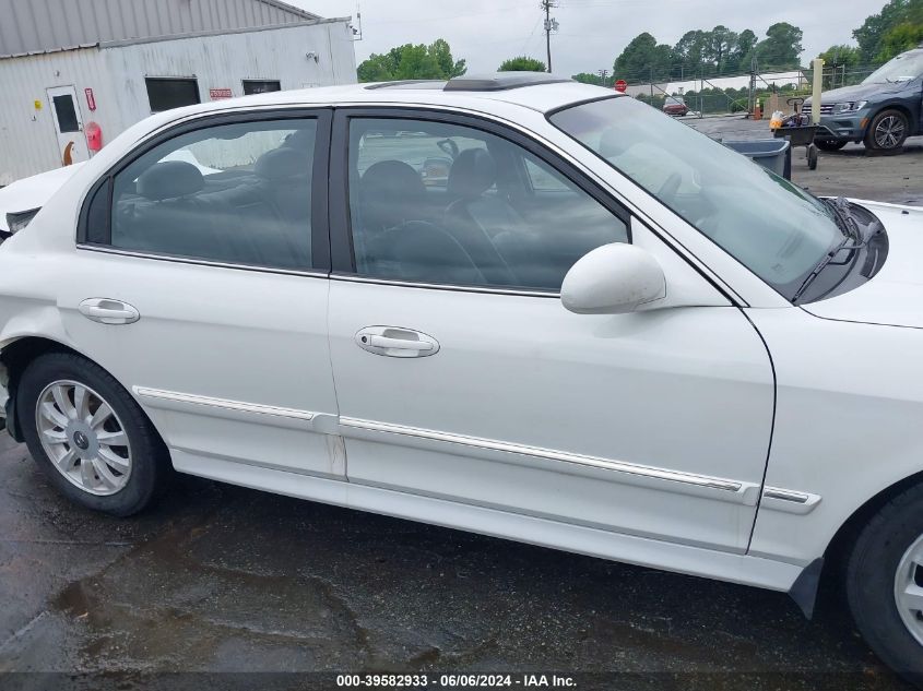 2003 Hyundai Sonata Gls/Lx VIN: KMHWF35H03A755023 Lot: 39582933