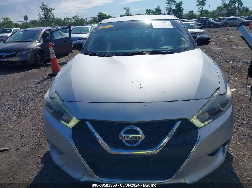 2018 Nissan Maxima 3.5S/Sv/Sl/Sr/Plat VIN: 1N4AA6APXJC374735 Lot: 39582969