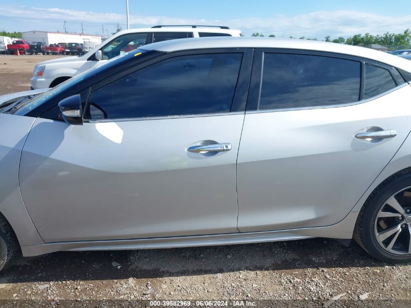 2018 Nissan Maxima 3.5S/Sv/Sl/Sr/Plat VIN: 1N4AA6APXJC374735 Lot: 39582969