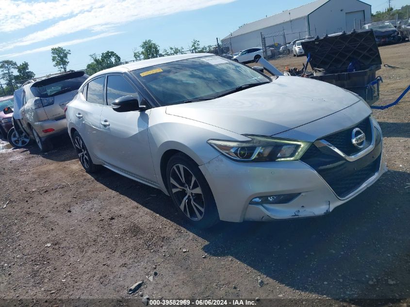 2018 Nissan Maxima 3.5S/Sv/Sl/Sr/Plat VIN: 1N4AA6APXJC374735 Lot: 39582969