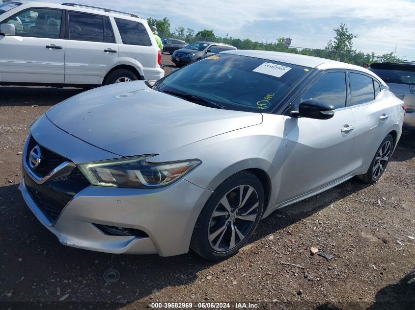 2018 Nissan Maxima 3.5S/Sv/Sl/Sr/Plat VIN: 1N4AA6APXJC374735 Lot: 39582969