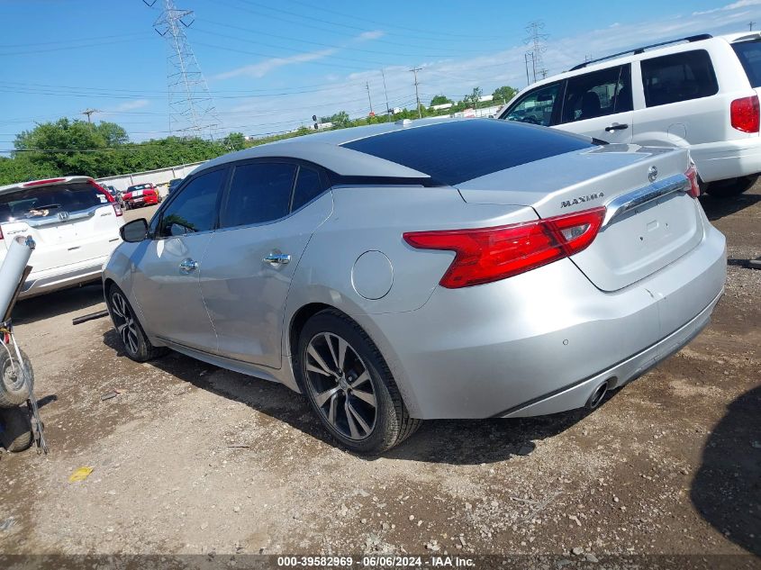 2018 Nissan Maxima 3.5S/Sv/Sl/Sr/Plat VIN: 1N4AA6APXJC374735 Lot: 39582969