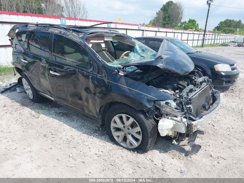 2011 Nissan Murano Sv VIN: JN8AZ1MW2BW165471 Lot: 39582975