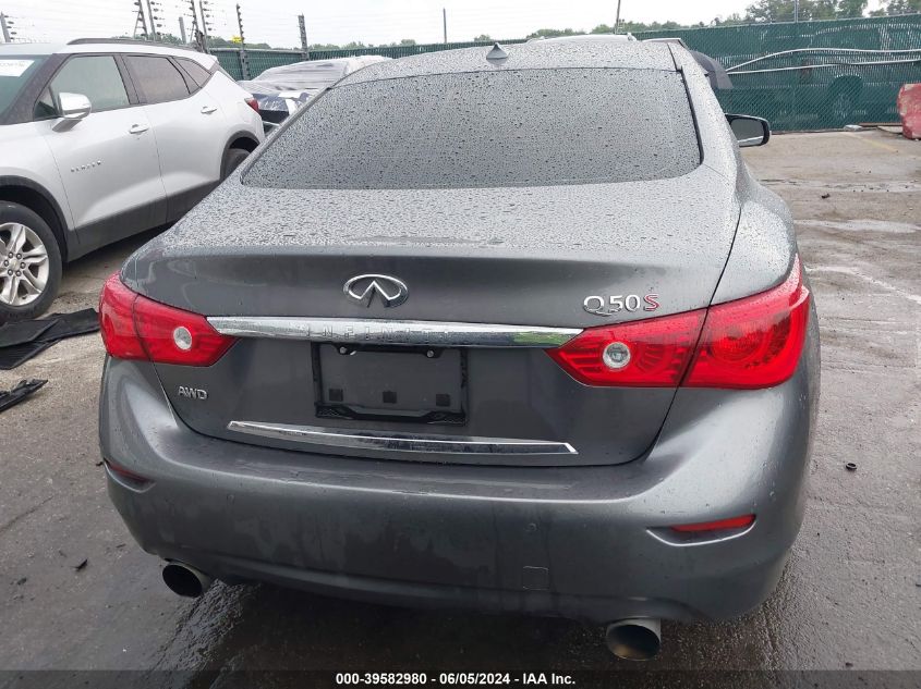 2015 Infiniti Q50 Sport VIN: JN1BV7AR3FM410120 Lot: 39582980