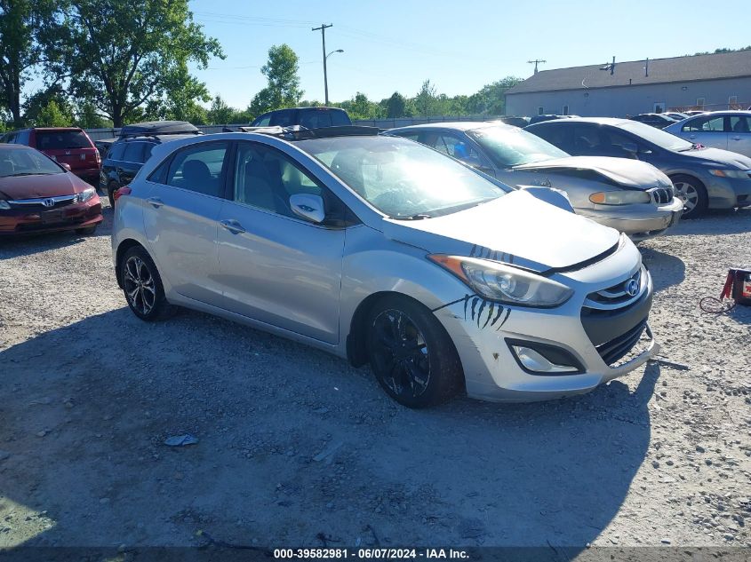 2013 Hyundai Elantra Gt Base W/Blue VIN: KMHD35LE7DU037943 Lot: 39582981