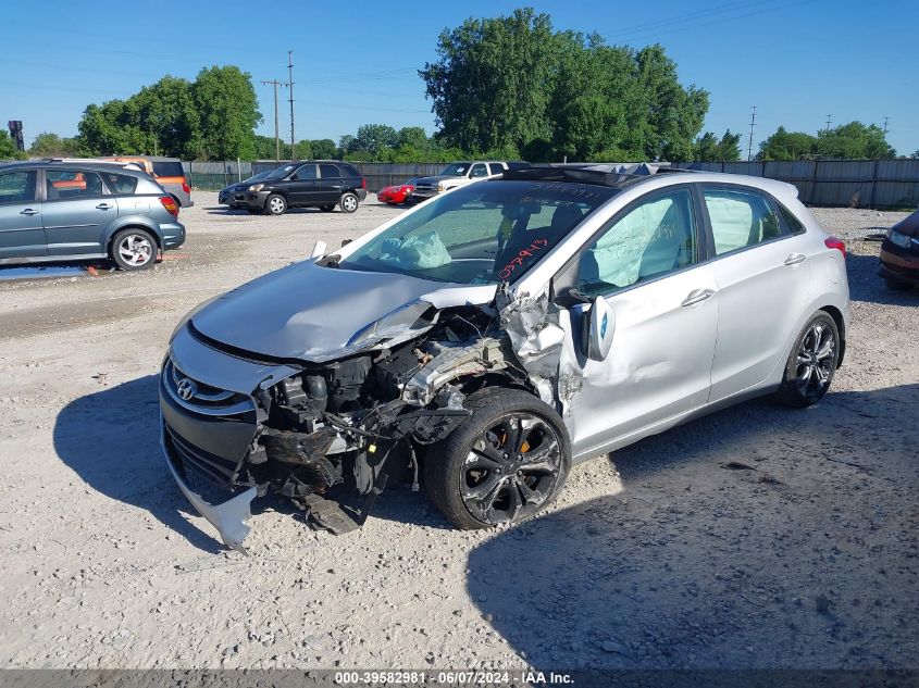 2013 Hyundai Elantra Gt Base W/Blue VIN: KMHD35LE7DU037943 Lot: 39582981