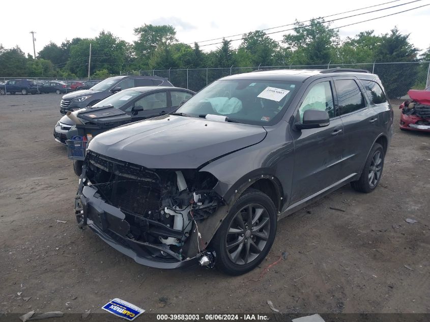 1C4RDJDG4JC262306 2018 Dodge Durango Gt Awd