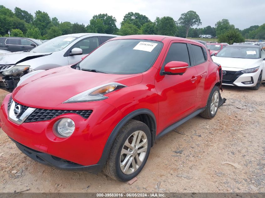 2016 Nissan Juke Sv VIN: JN8AF5MR1GT607255 Lot: 39583016