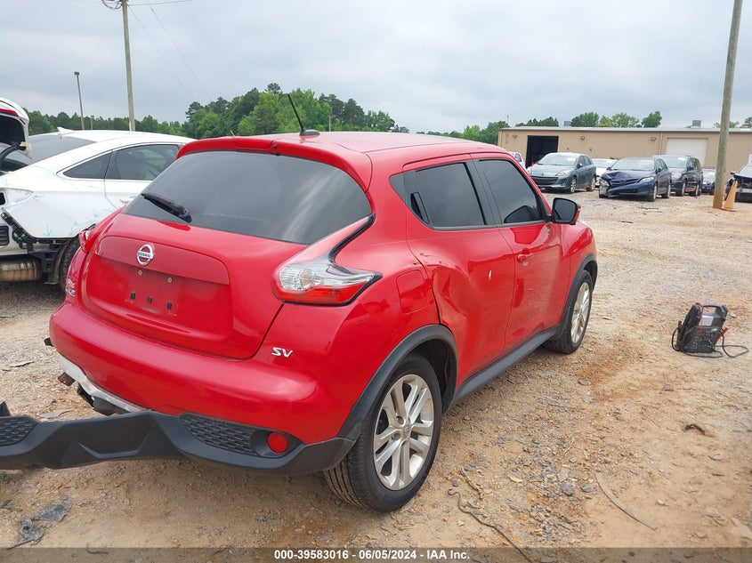 2016 Nissan Juke Sv VIN: JN8AF5MR1GT607255 Lot: 39583016
