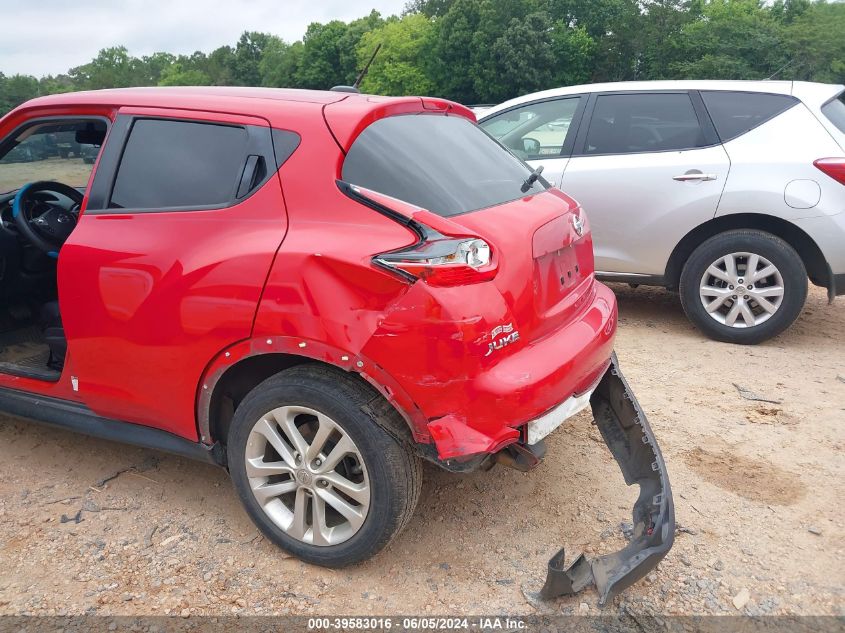 2016 Nissan Juke Sv VIN: JN8AF5MR1GT607255 Lot: 39583016