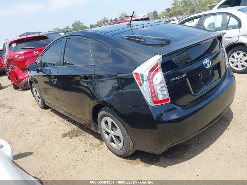 2015 Toyota Prius Two VIN: JTDKN3DUXF0463393 Lot: 39583031