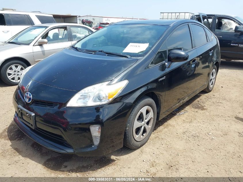 2015 Toyota Prius Two VIN: JTDKN3DUXF0463393 Lot: 39583031