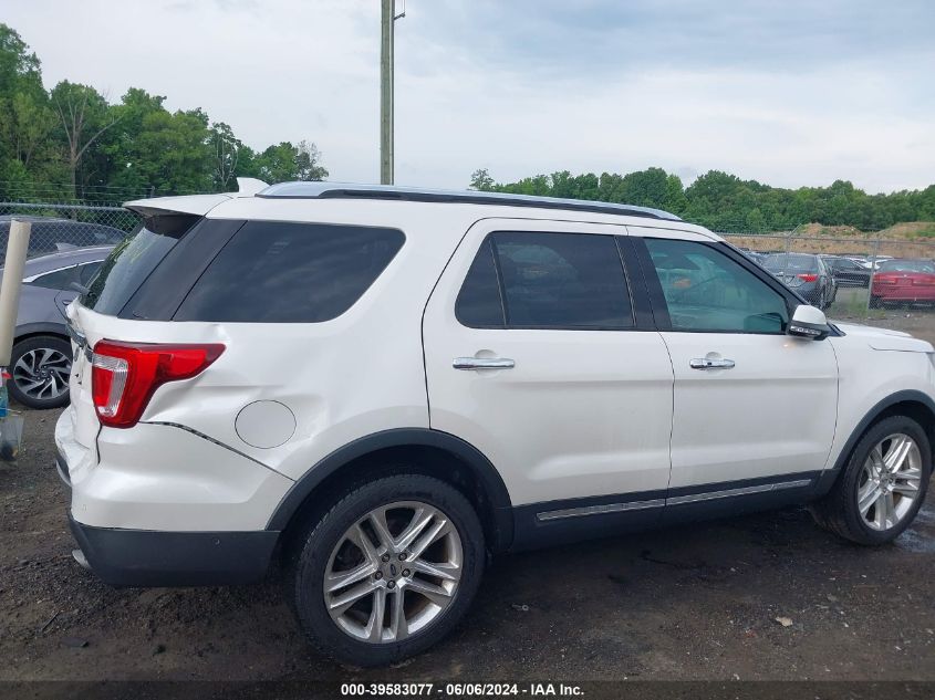 2016 Ford Explorer Limited VIN: 1FM5K8F8XGGB02687 Lot: 39583077