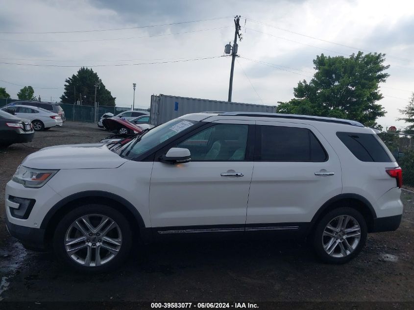 2016 Ford Explorer Limited VIN: 1FM5K8F8XGGB02687 Lot: 39583077