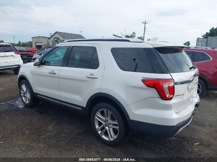 2016 Ford Explorer Limited VIN: 1FM5K8F8XGGB02687 Lot: 39583077