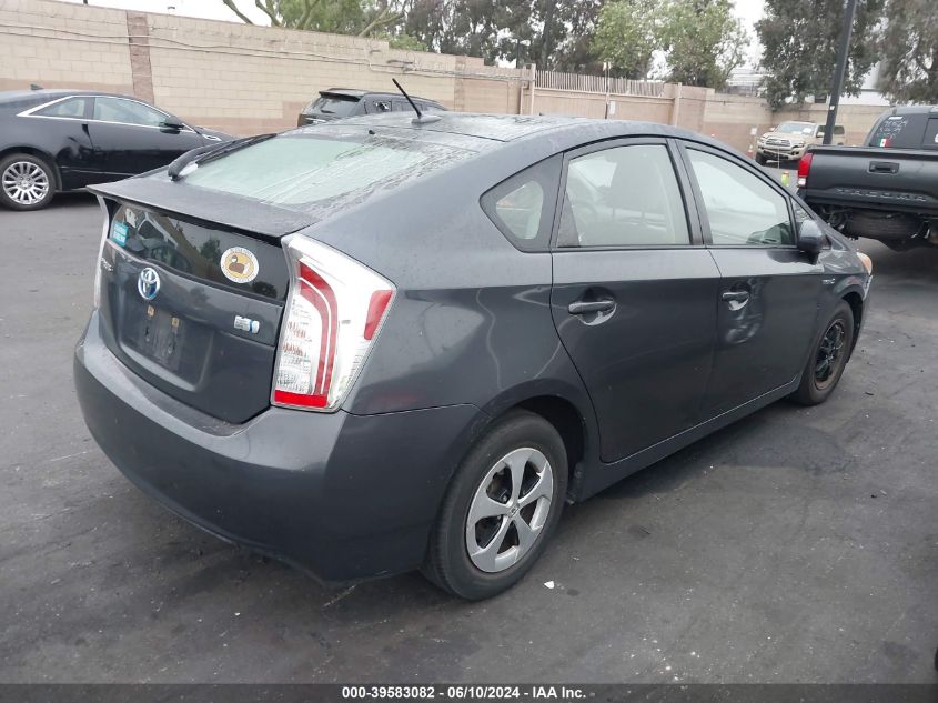 2014 Toyota Prius Three VIN: JTDKN3DU2E1765642 Lot: 39583082