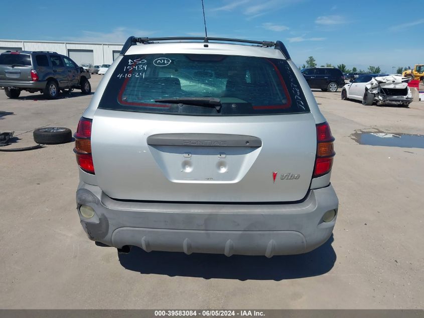 2004 Pontiac Vibe VIN: 5Y2SL628X4Z451704 Lot: 39583084