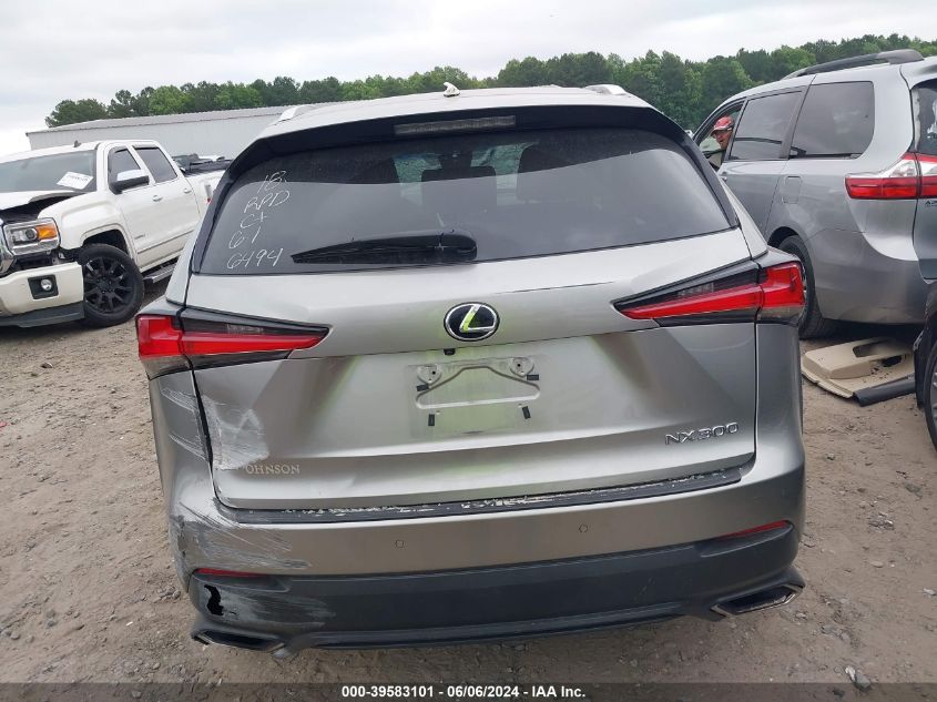 2018 Lexus Nx 300 VIN: JTJYARBZ8J2096494 Lot: 39583101