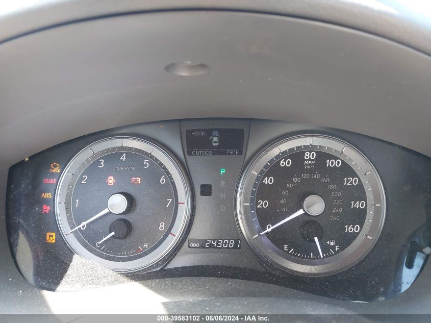 2010 Lexus Es 350 VIN: JTHBK1EG8A2343190 Lot: 39583102