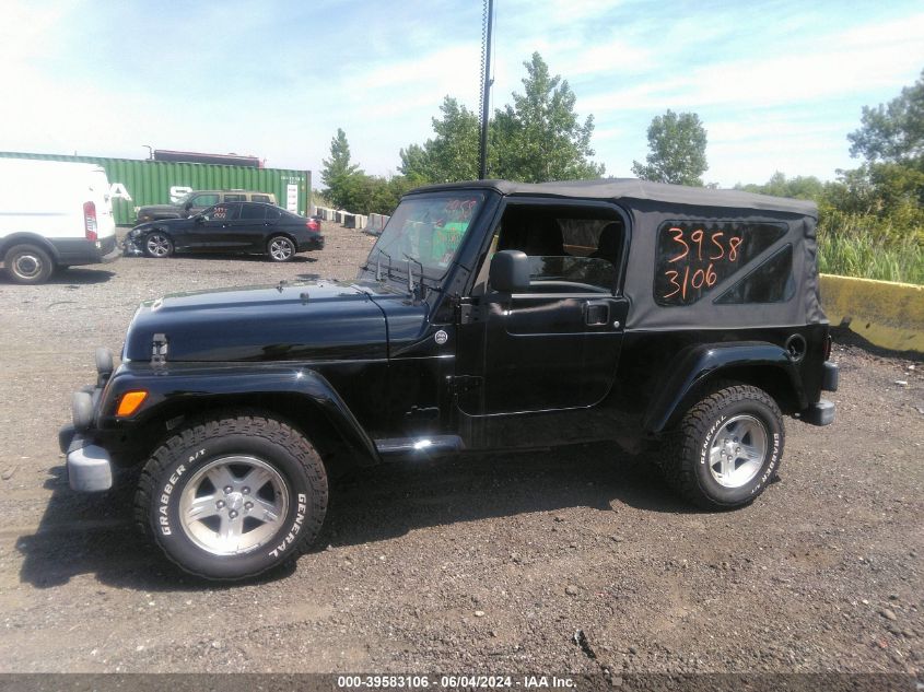 2006 Jeep Wrangler Unlimited VIN: 1J4FA44S16P773600 Lot: 39583106