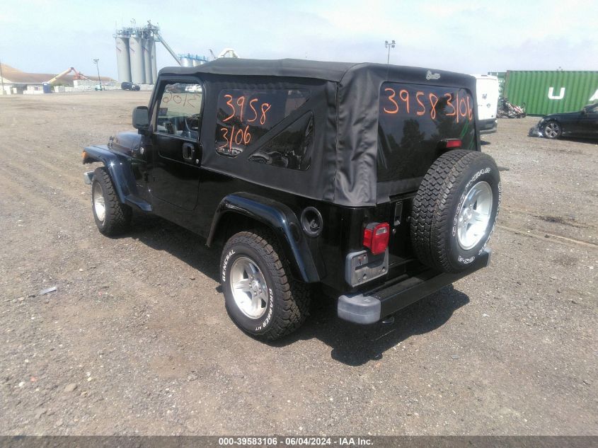 2006 Jeep Wrangler Unlimited VIN: 1J4FA44S16P773600 Lot: 39583106