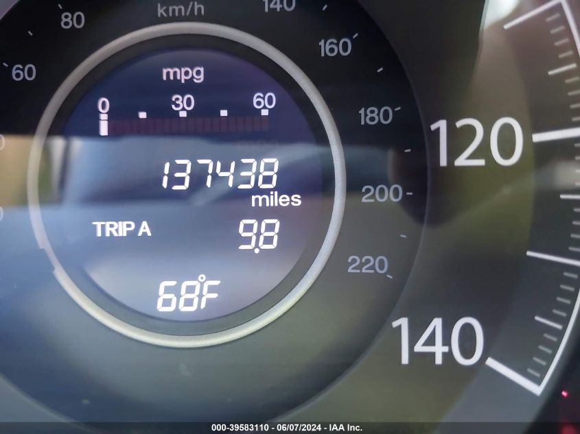 2014 Honda Cr-V Lx VIN: 5J6RM4H39EL098995 Lot: 39583110