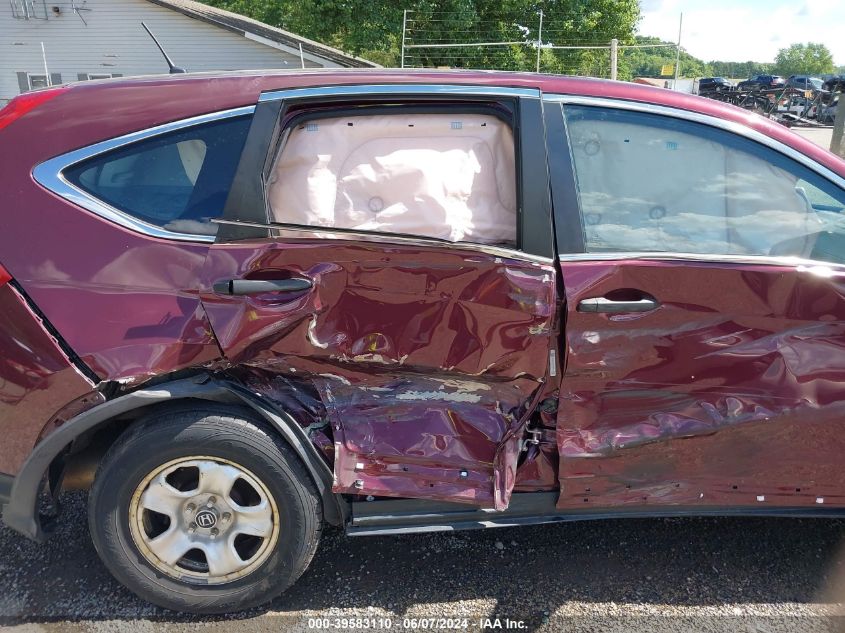 2014 Honda Cr-V Lx VIN: 5J6RM4H39EL098995 Lot: 39583110