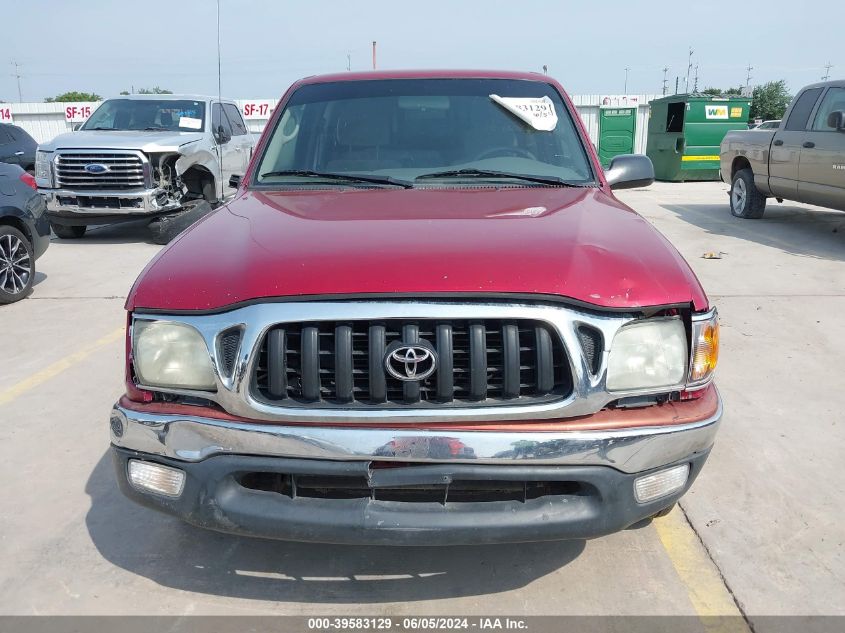 2004 Toyota Tacoma VIN: 5TEVL52N14Z384962 Lot: 39583129