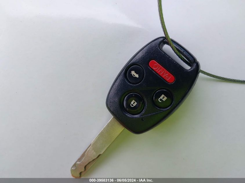 2009 Honda Accord 2.4 Ex-L VIN: 1HGCP26809A017858 Lot: 39583136