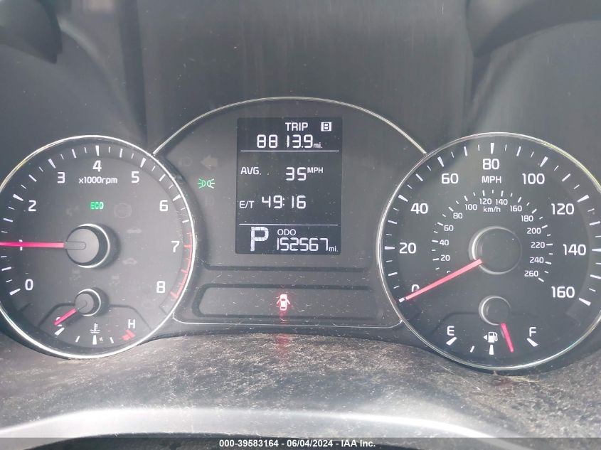 2016 Kia Forte Lx VIN: KNAFK4A66G5513293 Lot: 39583164